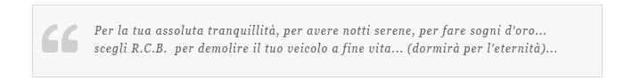 Demolizione e smaltimento auto forli